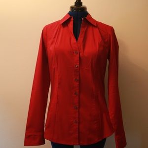 Express Long-Sleeve Button Up Dress Shirt - M